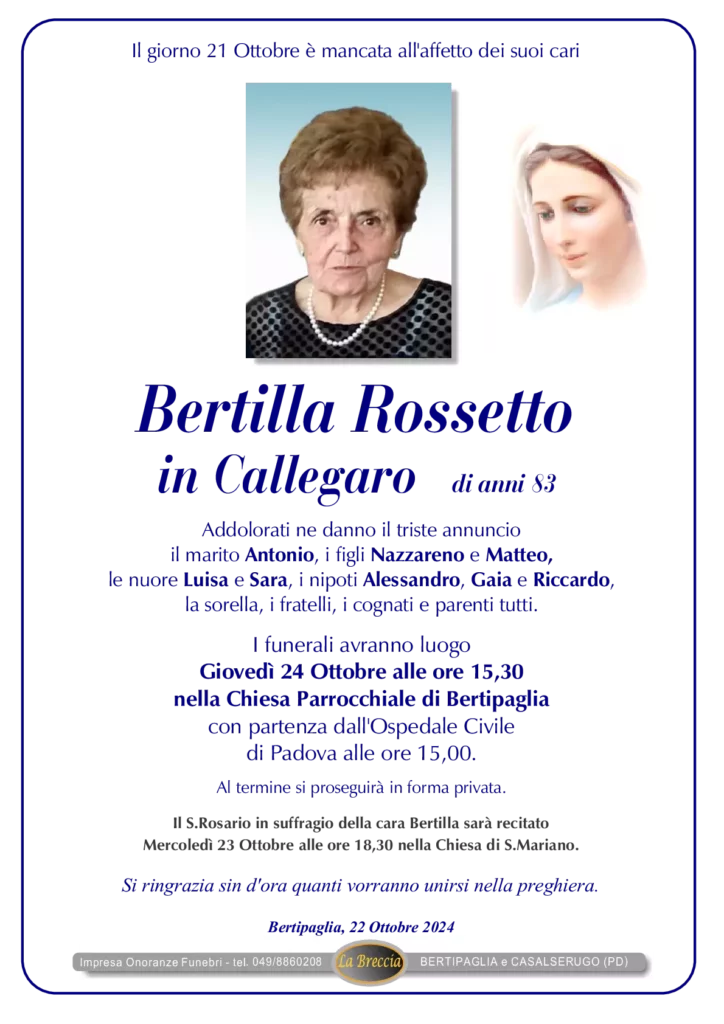 Bertilla Rossetto